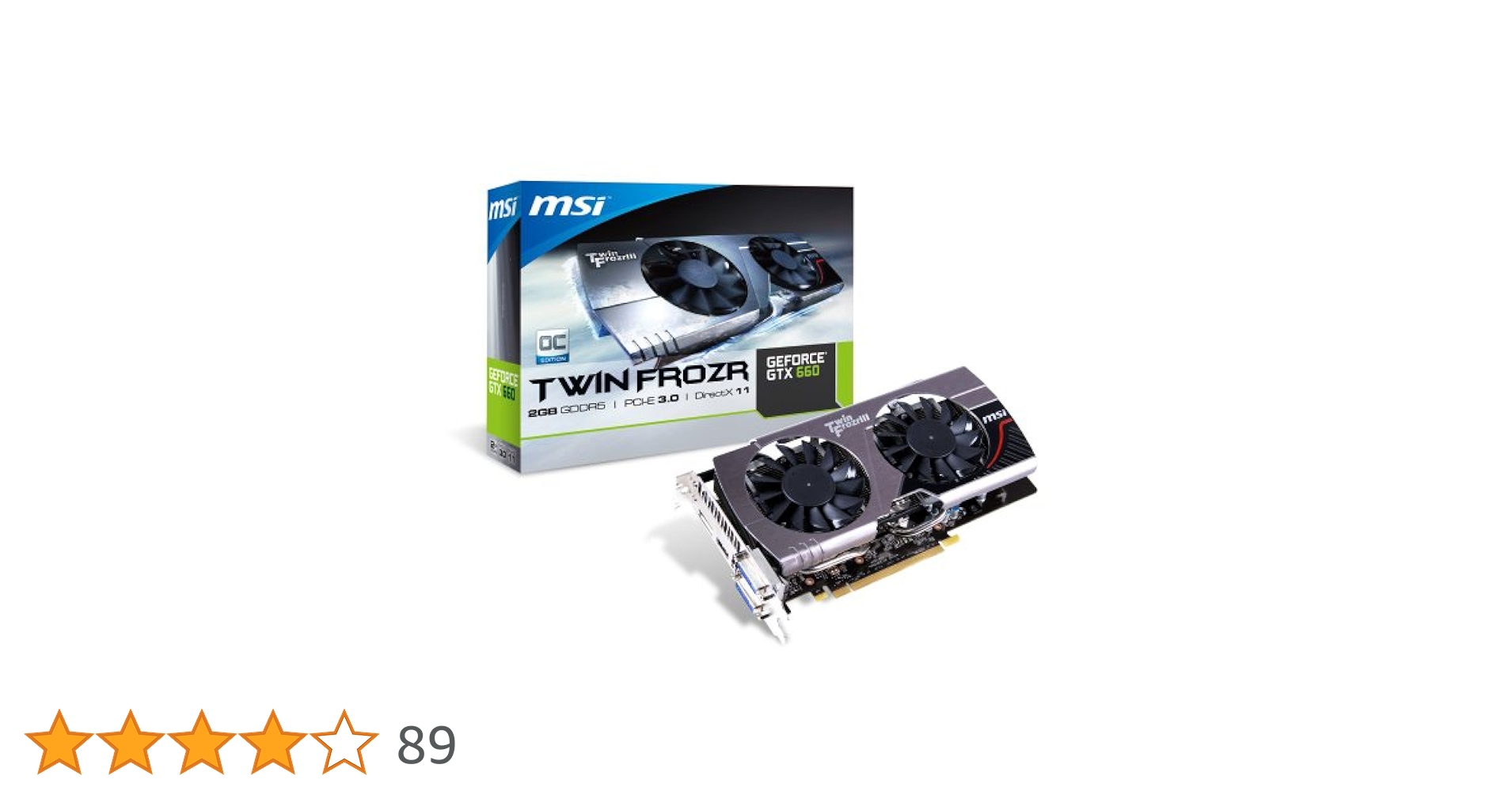 グラフィックボード・グラボ・ビデオカード MSI GeForce GTX660 2GB No.335 Amazon | MSI社製 NVIDIA GeForce GTX660搭載ビデオカード
