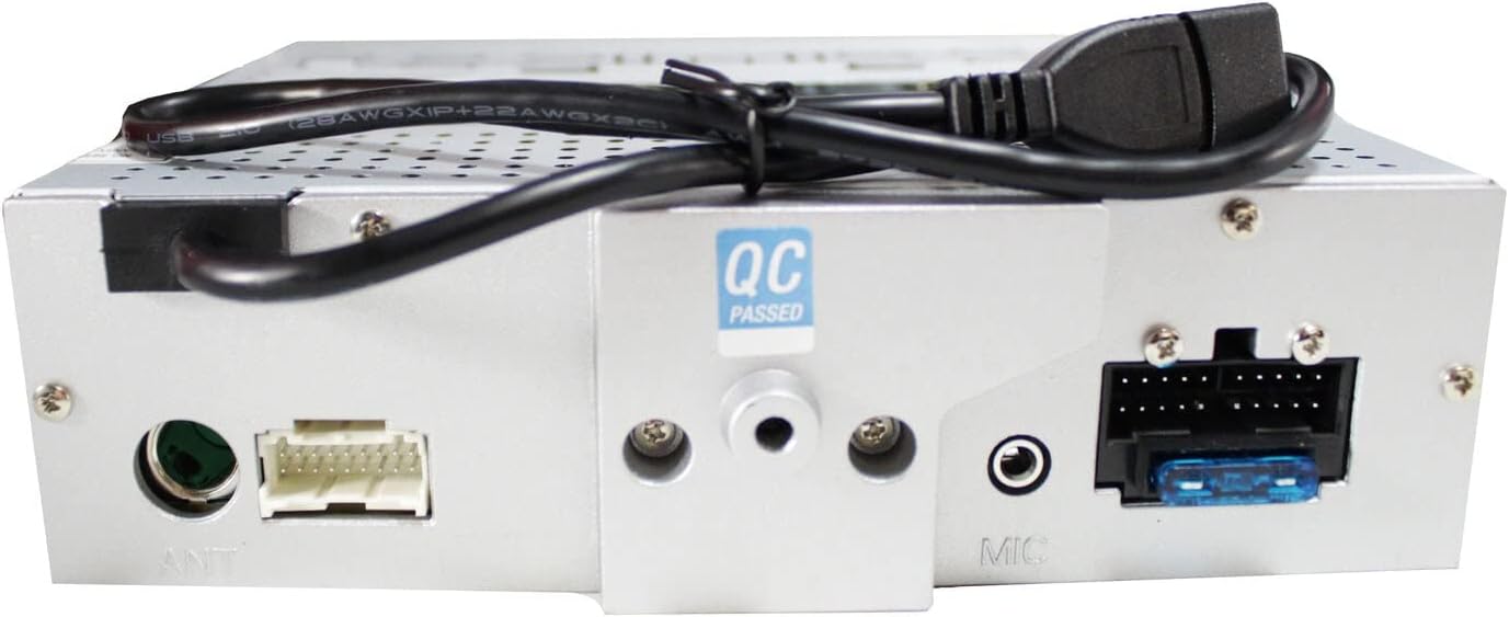 Dual DCPA901 9-Inch Single-DIN in-Dash Digital Media Receiver with Bluetooth, Android Auto and Wired Apple CarPlay