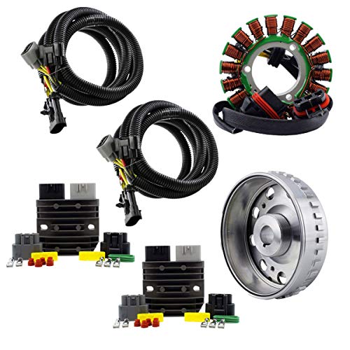 Rmstator Replacement For Heavy Duty 900W Dual Output Stator + Series Voltage Regulator + Flywheel Polaris Rzr 900 1000 Xp Turbo Ranger 900 1000 General 1000 2013-2018 4017285 4012941 4013970 4015340 #TOP6