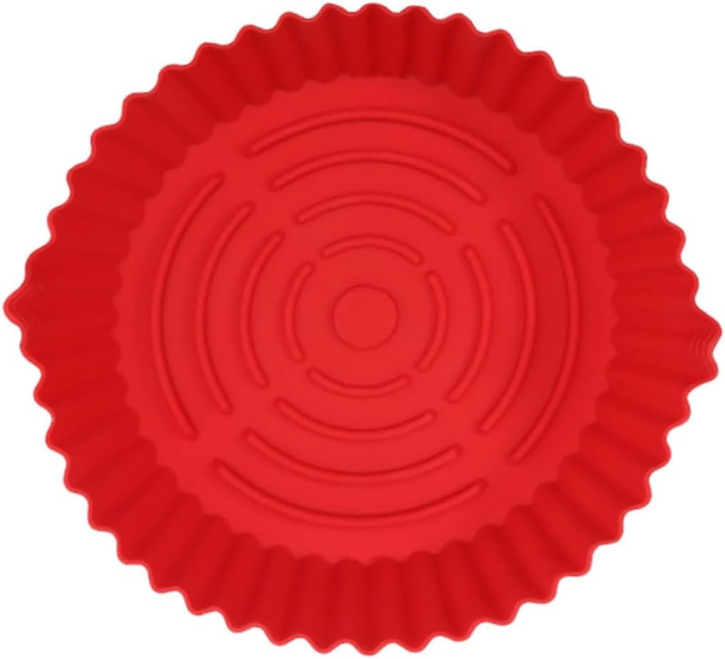 IMIKEYA Reusable Silicone Air Fryer Liner Non Stick Baking Mat for Air Fryer Basket Release for Dumplings Buns and Snacks Dishwasher Safe IMIKEYA Reusable Silicone Air Fryer Liner Non Stick Baking Mat for Air Fryer Basket Release for Dumplings Buns and Snacks Dishwasher Safe