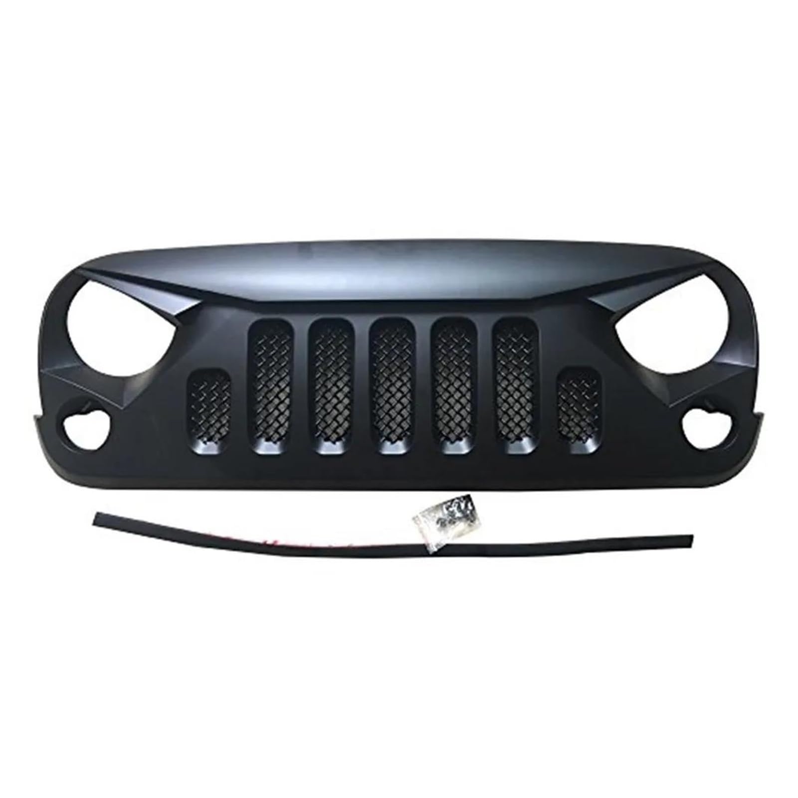 Calandre noire Jeep Wrangler JK JKU 2007-2017 avec insert calandre