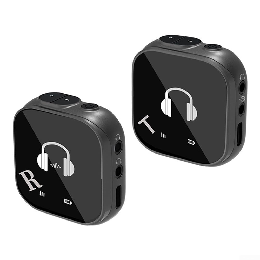 Auricolari senza fili 5.8G In Ear Monitor, Trasmettitore Professionale Ricevitore Wireless Cuffie, Fase