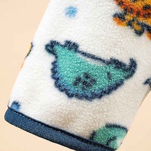 Toddler Kids 𝗣olar Fleece Coat 𝗖artoon Print Zip Windproof Lightweight Shaggy Coat Cute Outerwear with Pocket4