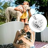 QESSUVNC Asche-Andenken, Medaillon-Halskette, personalisierte Urnen-Halskette für Asche, Edelstahl, Feuerbestattungsschmuck