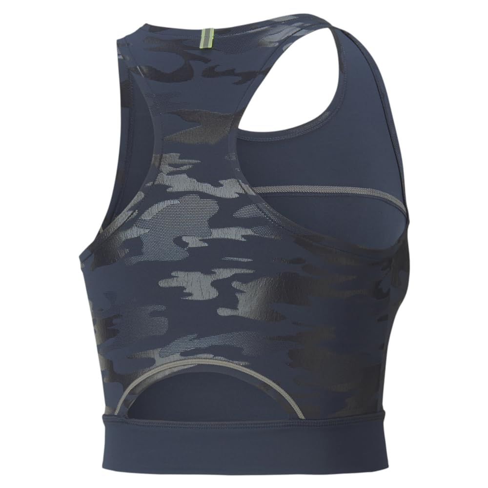 PUMA Run High Shine Crop Tank T-Shirt Femme