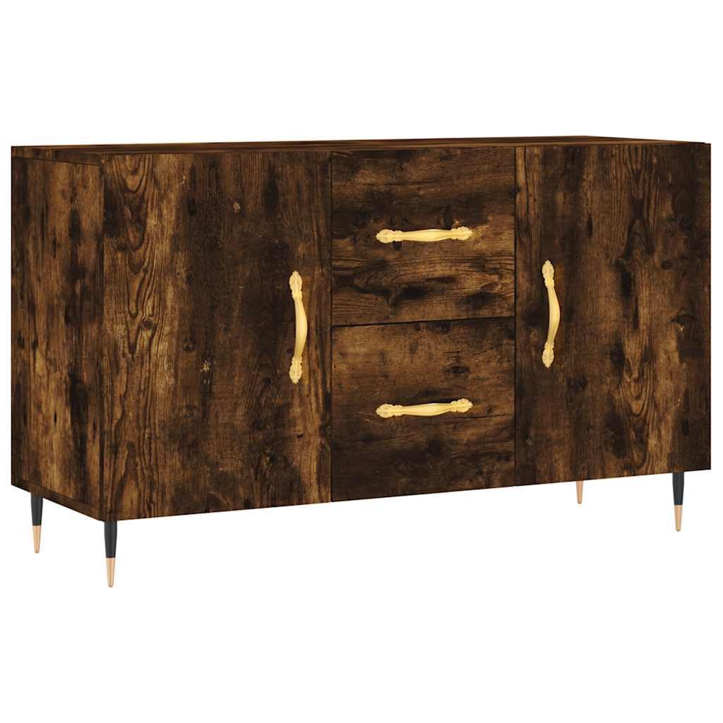 Hothingwell Niski bufet 100x36x60 cm, Drewno inżynieryjne, wędzone