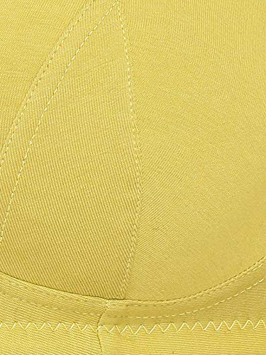 Image of Clovia Women's Cotton Non-Padded Non-Wired Bra in Mustard Yellow - Cotton in Yellow