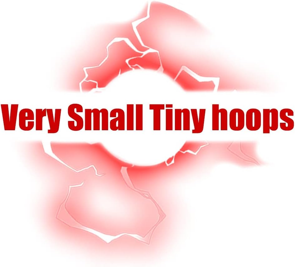 925 Sterling Silver Small Hoop Earrings Set - 14K White Gold Plated Silver Hoop Earrings | Tiny Endless Huggie Hoop Earring Cartilage Earrings for Women - Image 2