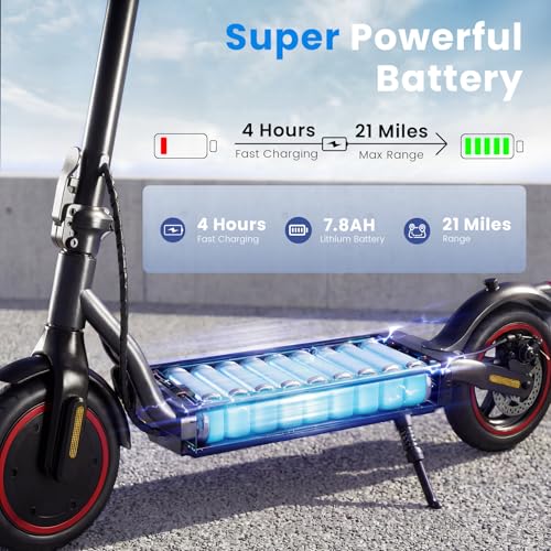 Image of Electric Scooters - Electric Scooter for Adults, 500W /1500W Motor, 18 /21 /25 Max MPH, 21 /28 Miles Range, APP Control, Cruise Control, Lightweight Foldable E-Scooter