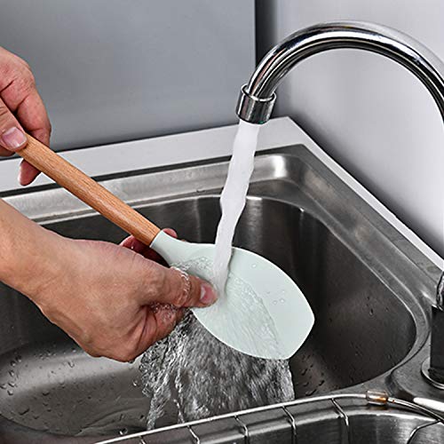 KKmoon 9pcs conjunto de utensílios de cozinha Conjunto de utensílios de cozinha de silicone Conjunto