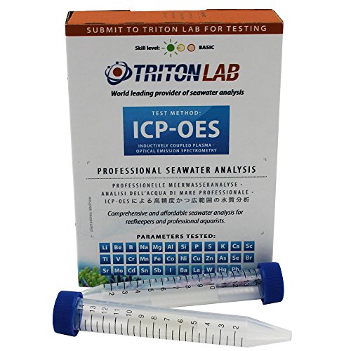 Triton Labs ICP-OES Water Test- Full Panel of 32 Elements - Saltwater Reef Testing Kit Triton Labs ICP-OES Water Test- Full Panel of 32 Elements - Saltwater Reef Testing Kit