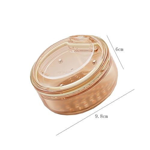 Miniatura 2 de Caja de 1 pieza para prótesis dental, caja de baño de 3 capas, caja de baño para dentaduras postizas, caja de almacenamiento de dientes falsos, taza