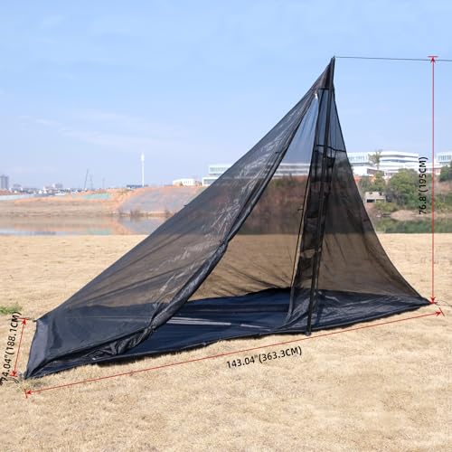 Carpa Tipi para Camping 3-4 Personas 4 Estaciones miniatura 3