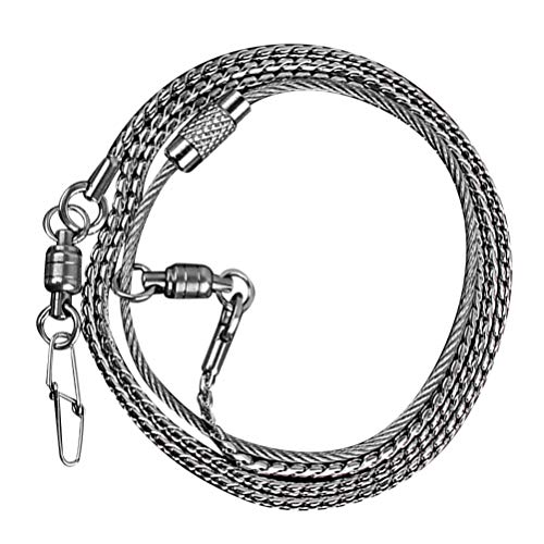 POPETPOP Parrot Anklet Bird Leash Stainless Steel Foot Chain Anti- Off Anklet Ring Parrot Harness Leash for Birds Cockatiels Pet Parakeet