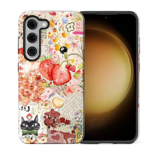 Coque Samsung S23 de qualité militaire étui hybride durable Sweet Life