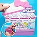 Hello Kitty and Friends Snack Shop Sensory Slime Studio, 12-Pack Scented Slime Kit with Mix-Ins, Charms & Storage Case
