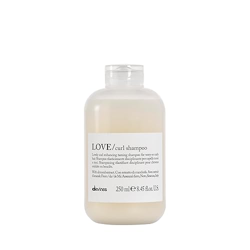 Davines LOVE Curl Shampoo Wavy Curly Hair Shampoo Smooth and Moisturize Curls with Almond Extract