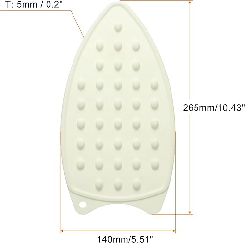 Miniatura 37 de HARFINGTON 2 almohadillas de silicona para planchar multiusos, resistente al calor, placa de descanso de hierro para tabla de planchar, resistente