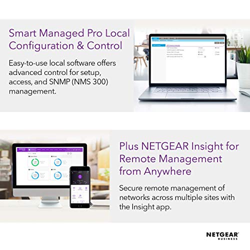 Image of NETGEAR 52-Port Gigabit Ethernet Smart Managed Pro PoE Switch (GS752TP) - with 48 x PoE+ @ 380W, 4 x 1G SFP, Desktop /Rackmount, and ProSAFE Lifetime Protection (Renewed)