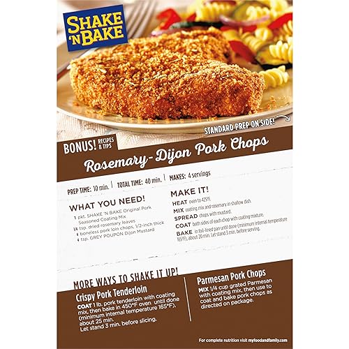 Shake'N Bake 4300005789 Shake 'N Bake, Original Pork Seasoned Coating Mix thumb #8
