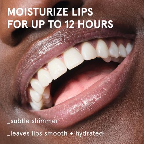 Image of Glossier Balm Dotcom Hydrating Lip Balm - Universal Salve, Up to 12Hr Moisture - Lanolin, Beeswax & Castor Oil for Dry Lips, Cuticles & Skin - Birthday, Clear Soft Shimmer, 15ml