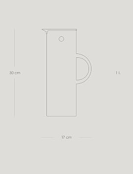 Stelton EM77 Vacuum Jug, 33.8 oz, black