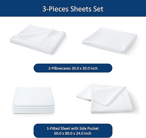 Miniatura 9 de Juego de sábanas y protector de colchón de bolsillo extra profundo, cubrecolchón acolchado de enfriamiento para colchones de 16 a 24 pulgadas de