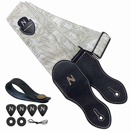 Nefelibata Sangle de guitare, 2,3 pouces style Porter en cuir sculpté avec des extrémités en cuir de haute qualité, 60s… - Les Beatles, Paul McCartney, John Lennon, RIngo Starr, George Harrison Nefelibata Sangle de guitare, 2,3 pouces style Porter en cuir sculpté avec des extrémités en cuir de haute qualité, 60s…