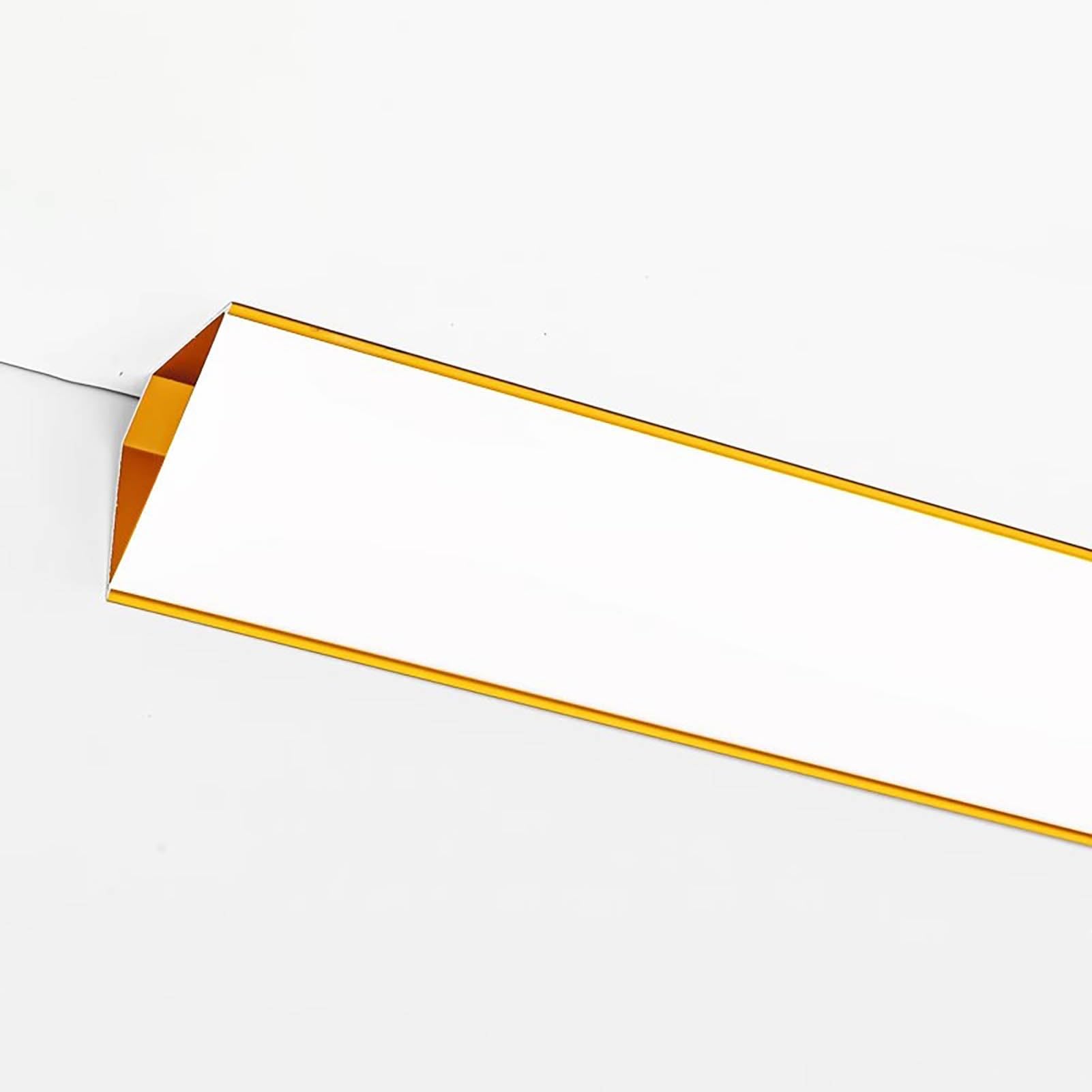 Jievmrs Led Channel Led Indirect Lighting Aluminum Channel for Corner, Crown Molding Led Profile Baseboard Lighting Track, Cornice/Ceiling Led Lighting Diffuser(Gold,16.4ft/5m)