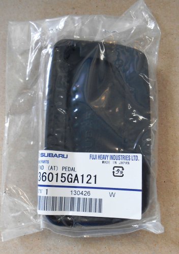 STI Pedal Pad Set - Manual Transmission - 2012-2019 Subaru 6 Subaru Brake Pedal Pad Automatic Legacy Impreza Forester Outback Ascent Impreza Crosstrek Tribeca WRX 36015GA121 Genuine OEM