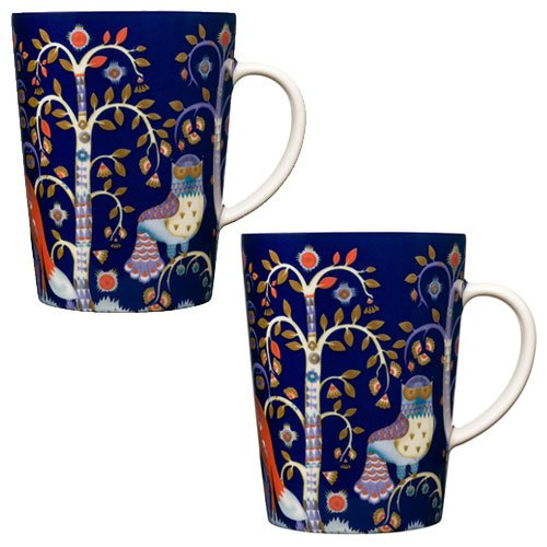 TAIKA BLUE Coffee mugs set of 2