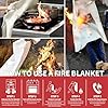 WUERLI Fire Blanket for Home and Kitchen,40" x 40",2 Pack,Emergency Fire Blanket #1