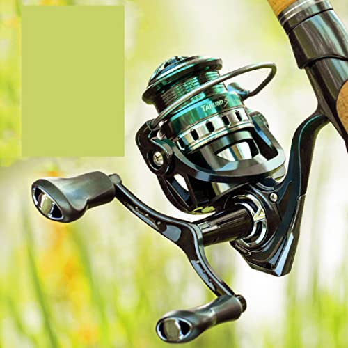 【nsbs】 釣りリール スピニングリール 釣りホイール ダブルロッカハンドル シングルロッカハンドル 左右交換可能 金属製 巻き取り 淡水釣り 海釣り キャスティングフィッシングリール 快適 釣り具 (ダブルロッカハンドル) 2枚目