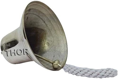 Miniatura 3 de Campana de barco marino marítimo de latón de 8 pulgadas, cena escolar, recepción, decoración del hogar montada en la pared, campanas náuticas