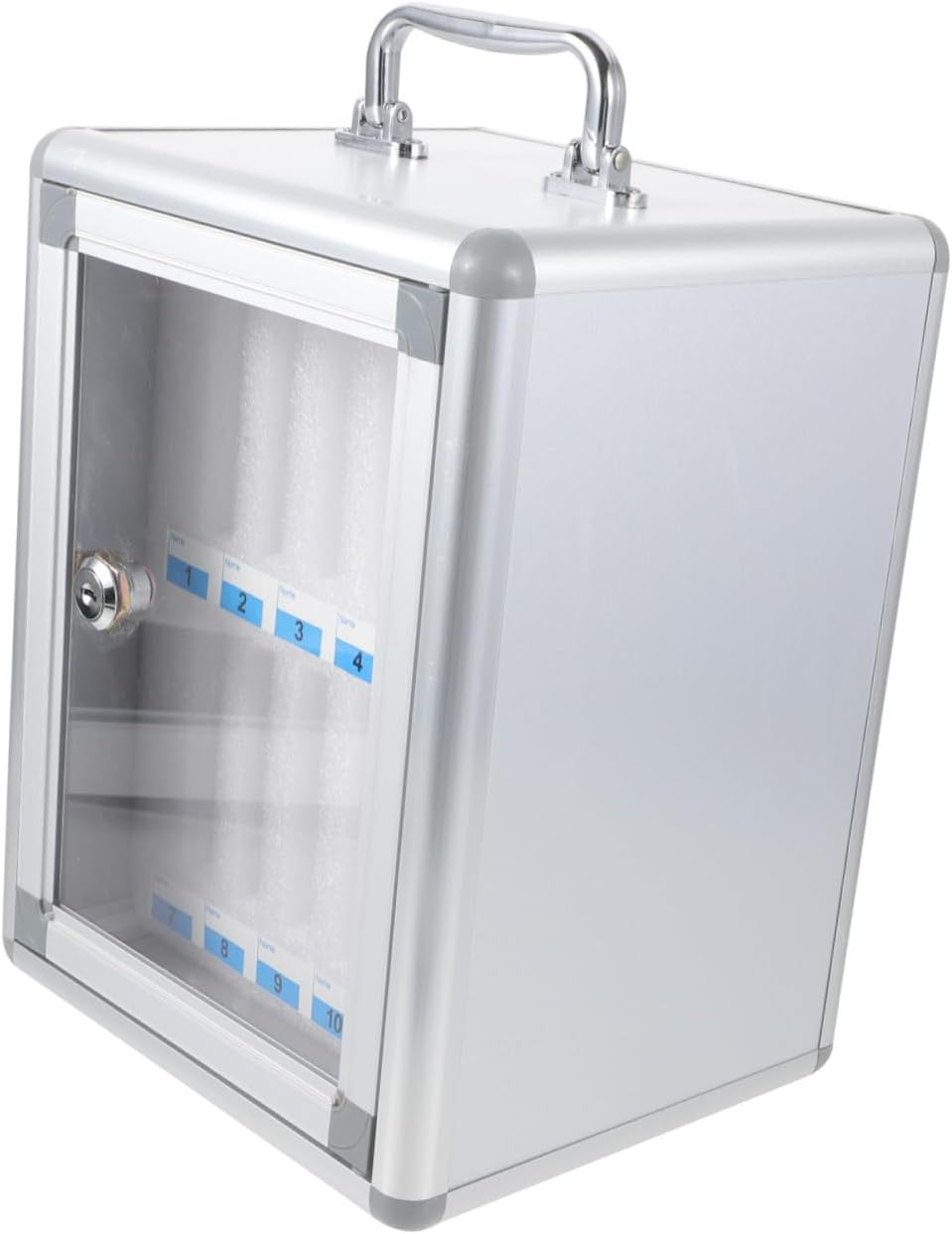 Mobile Phone Storage Locker Box 12-Slot Phone Management Cabinet with Lock for Office Classroom Meeting Use