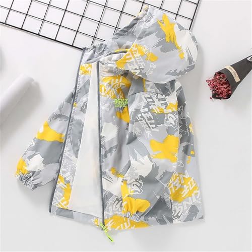 Boys Girls Windbreaker Waterproof Jacket Casual Fashion Pattern Coat Kids Y2 Zip Up Long Sleeve Hoodie Streetwear4