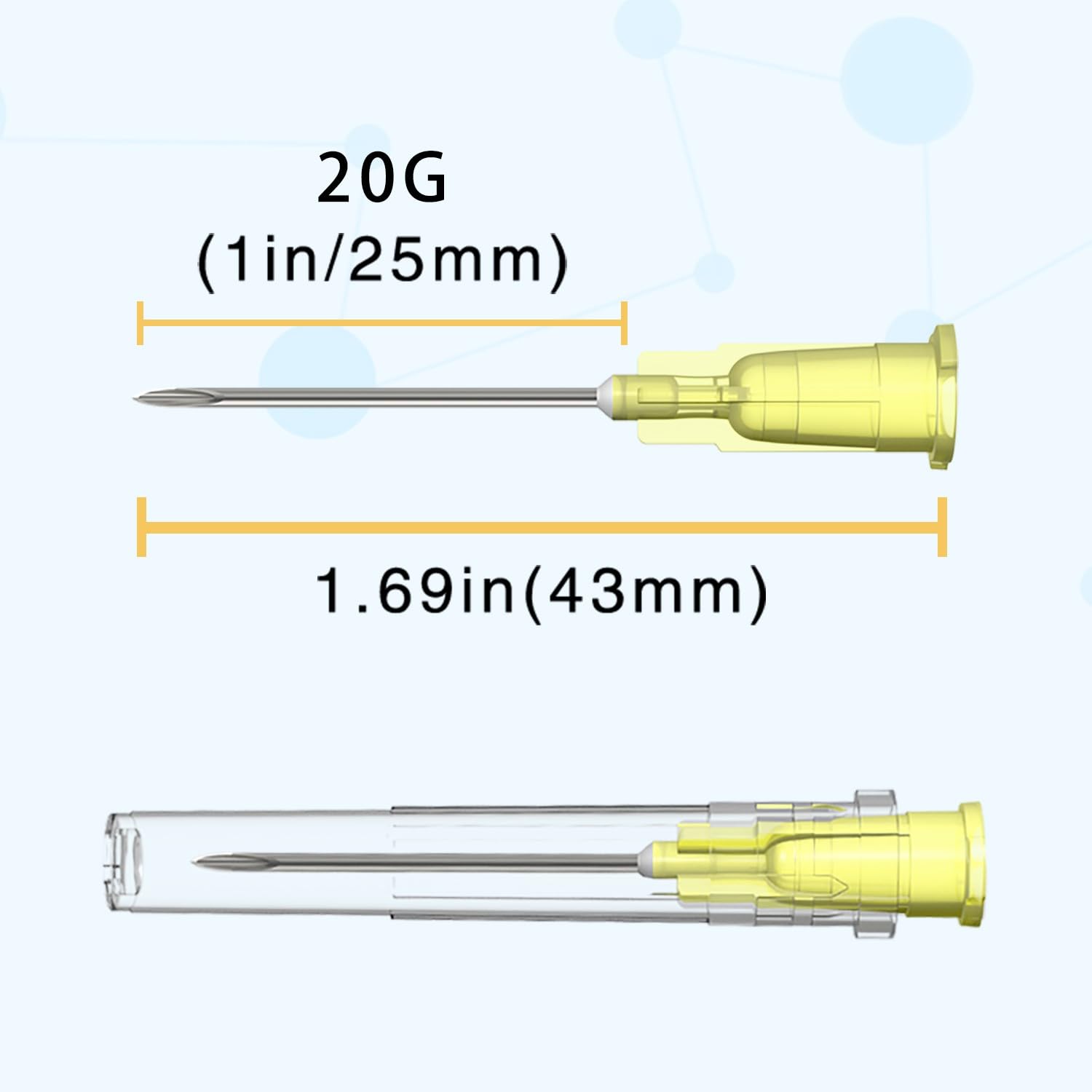 20 Gauge 1 inch Needle (100 Pack) Luer Lock Industrial Dispensing Accessories, Individual Package — Amazon image 3