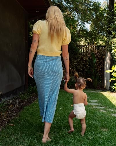 Image of Pura Size 7 Eco-Friendly Diapers (33+lbs) Totally Chlorine Free (TCF) Hypoallergenic, Soft Organic Cotton, Sustainable, up to 12 Hours Leak Protection, Allergy UK, 3 Packs of 17 (51 Diapers)