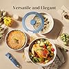 Redchef 16pcs Ceramic Nonstick Pots and Pans Set, Kitchen Cookware Set with Removable Handle, Non Toxic Cookware Set, PFAS PFOA & PTFE Free, RV Ceramic Cookware for Camping, Dishwasher/Oven Safe