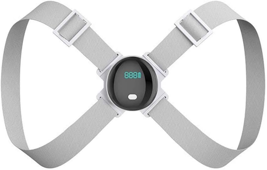 Posture Corrector Smart Back Correction Belt Anti-Hunch Back Sitting Position Correction Invisible Humpback Corrector(Black)