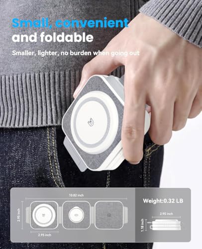 Image of ZORBES 3-in-1 Foldable Wireless Charger Compatible with Phone 17 Series