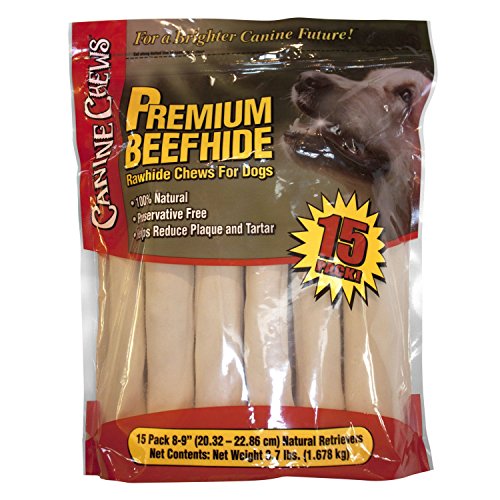 Sam's Club Canine Chews Premium All-Natural Beef Hide Canine Retrievers - 15 pk. - 3.7 lb.