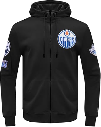 Pro Standard Mens NHL Classic Chenille Full Zip Hoodie