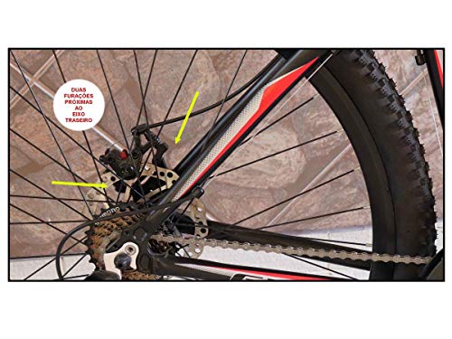 Kit Freio Disco 160mm Bike 26 Bicicleta 29 + Cubo Aluminio Rolamento + Rapid Fire