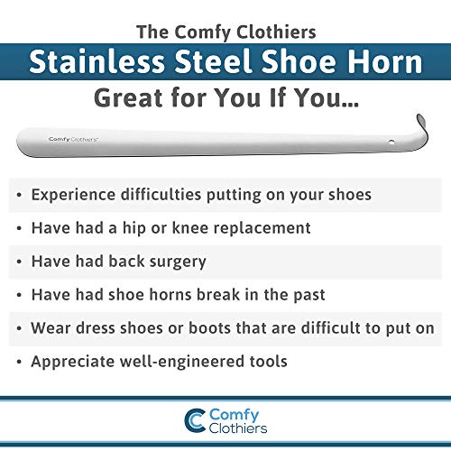 Comfy Clothiers Long Handle Shoe Horn - Image 2