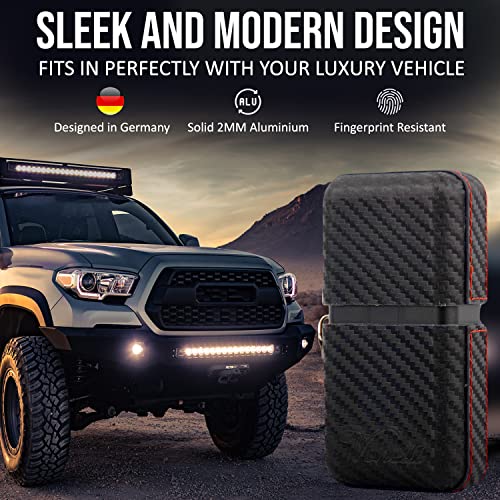 Vonetti Carbone, Premium Signal Blocker Faraday Box, Key FOB Radio Frequency Blocker, Radio Frequency Hijack Protector Tin - Image 3