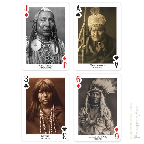 Baraja de Cartas Nativas Americanas Edward Curtis miniatura 2