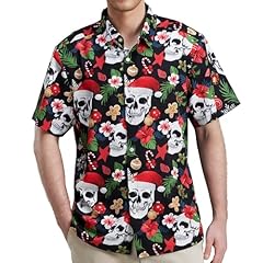 Santa Hat Skull Red and Black