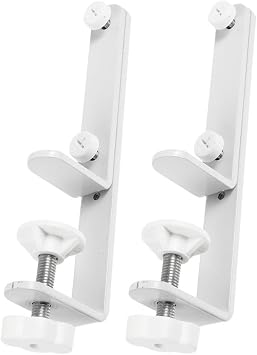 BESPORTBLE Pegboard Panel Support Brackets 2-Piece Tabletop Pegboard Stand Holder for Desk Panel Support Metal Accessories for Home Office Display Organisation