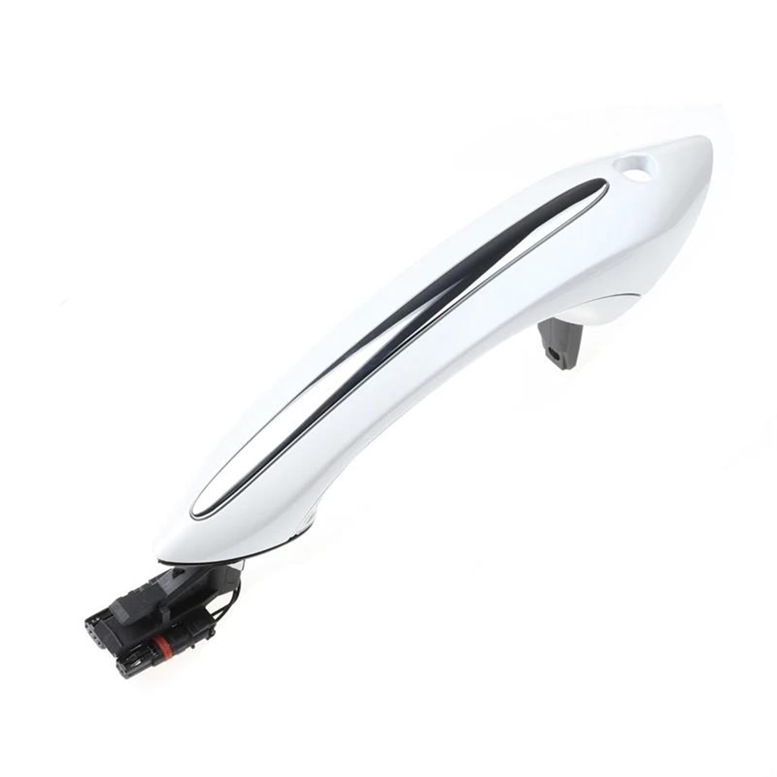 Poignée de porte extérieure pour BMW 7 F02 LCI Blanc Perle